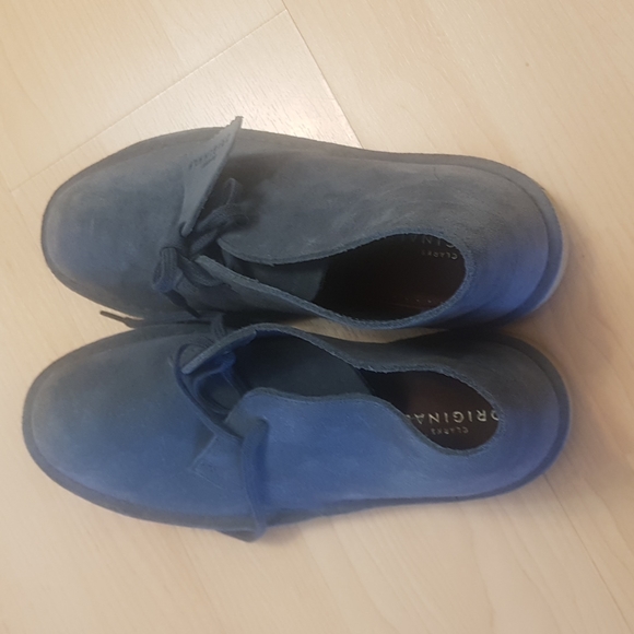 Clarks Shoes - Clarks Grey Desert Boots Women's Size 8.5